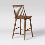 24 Harwich High Back Windsor Counter Height Barstool with Footrest - Threshold