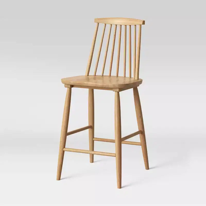 24 Harwich High Back Windsor Counter Height Barstool with Footrest - Threshold