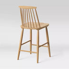 24 Harwich High Back Windsor Counter Height Barstool with Footrest - Threshold
