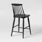 24 Harwich High Back Windsor Counter Height Barstool with Footrest - Threshold