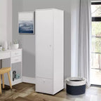 Kings Brand Furniture Corry Wardrobe Storage Closet, White