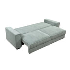 Roomfitters Large Sofa Bed with Storage, Modern 3 Seater Couch Furniture, Upholstered Back Sofa for Small Spaces