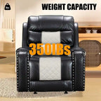 Big Size Faux Leather American Design Recliner Chair for Living Room