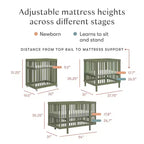 Babyletto Pogo 8-in-1 Convertible Crib with All-Stages Conversion Kits