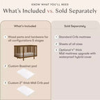 Babyletto Pogo 8-in-1 Convertible Crib with All-Stages Conversion Kits