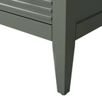 Vanity Art 72 Double Sink Bathroom Vanity Cabinet with Engineered Marble Top