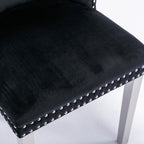 Upholstered Tufted Velvet Dining Chair with Solid Wood Legs Set of 6