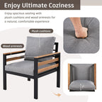 4-Piece Outdoor Furniture Sofa Set