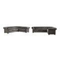 Divano componibile Chesterfield a L a 6 posti Gdansk