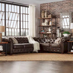 Divano componibile Chesterfield a L a 6 posti Gdansk