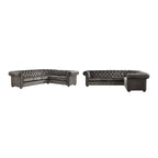 Divano componibile Chesterfield a L a 6 posti Gdansk