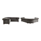 Divano componibile Chesterfield a L a 6 posti Gdansk