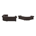 Divano componibile Chesterfield a L a 6 posti Gdansk