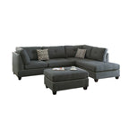 Set divano componibile reversibile a 3 pezzi rivestito in tessuto Bobkona Chaise
