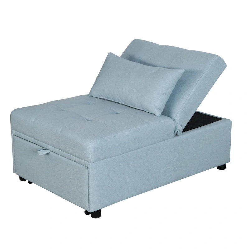Lordear Divano letto singolo 4 in 1 regolabile Futon Divano letto pieghevole Sedia convertibile - 39.9 x 26.8
