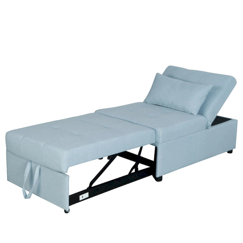 Lordear Divano letto singolo 4 in 1 regolabile Futon Divano letto pieghevole Sedia convertibile - 39.9 x 26.8
