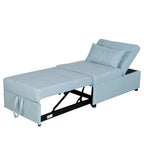 Lordear Divano letto singolo 4 in 1 regolabile Futon Divano letto pieghevole Sedia convertibile - 39.9 x 26.8