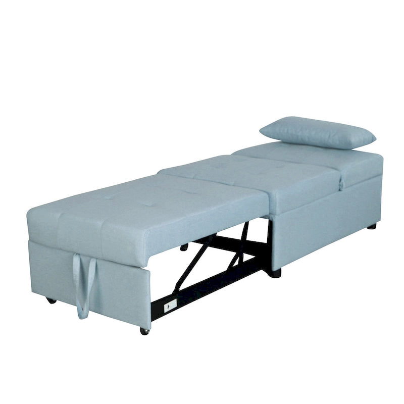 Lordear Divano letto singolo 4 in 1 regolabile Futon Divano letto pieghevole Sedia convertibile - 39.9 x 26.8