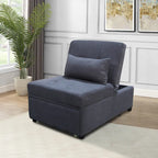 Lordear Divano letto singolo 4 in 1 regolabile Futon Divano letto pieghevole Sedia convertibile - 39.9 x 26.8