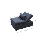 Lordear Divano letto singolo 4 in 1 regolabile Futon Divano letto pieghevole Sedia convertibile - 39.9 x 26.8