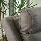 Divano sezionale reclinabile a sette posti Starbot Gray di Signature Design by Ashley - 112W x 112D x 42H