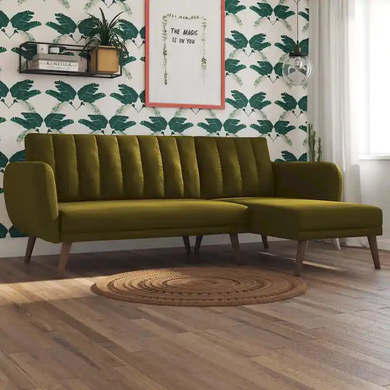 Divano componibile futon Brittany di Novogratz