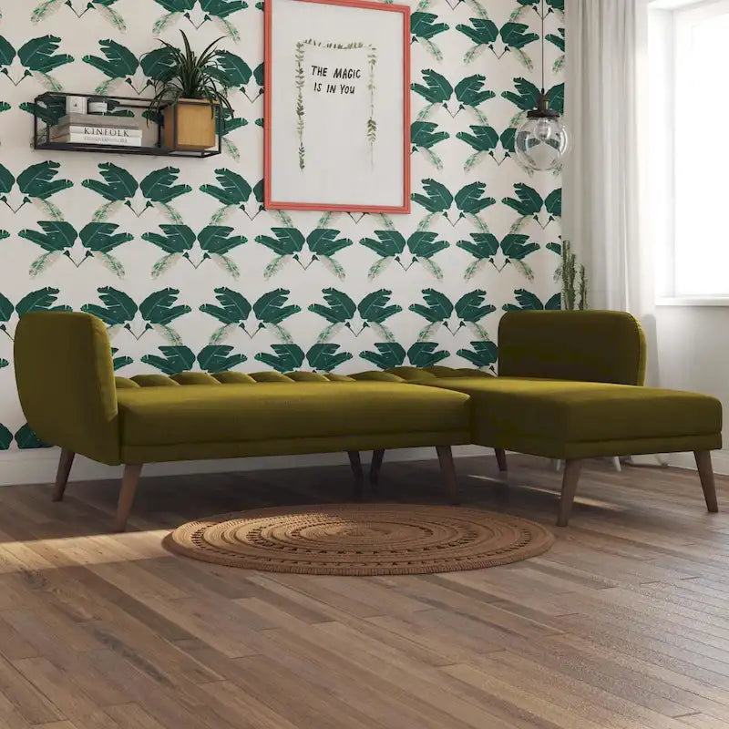 Divano componibile futon Brittany di Novogratz