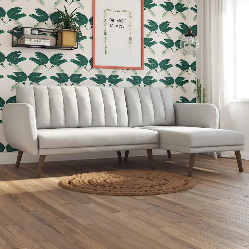 Divano componibile futon Brittany di Novogratz