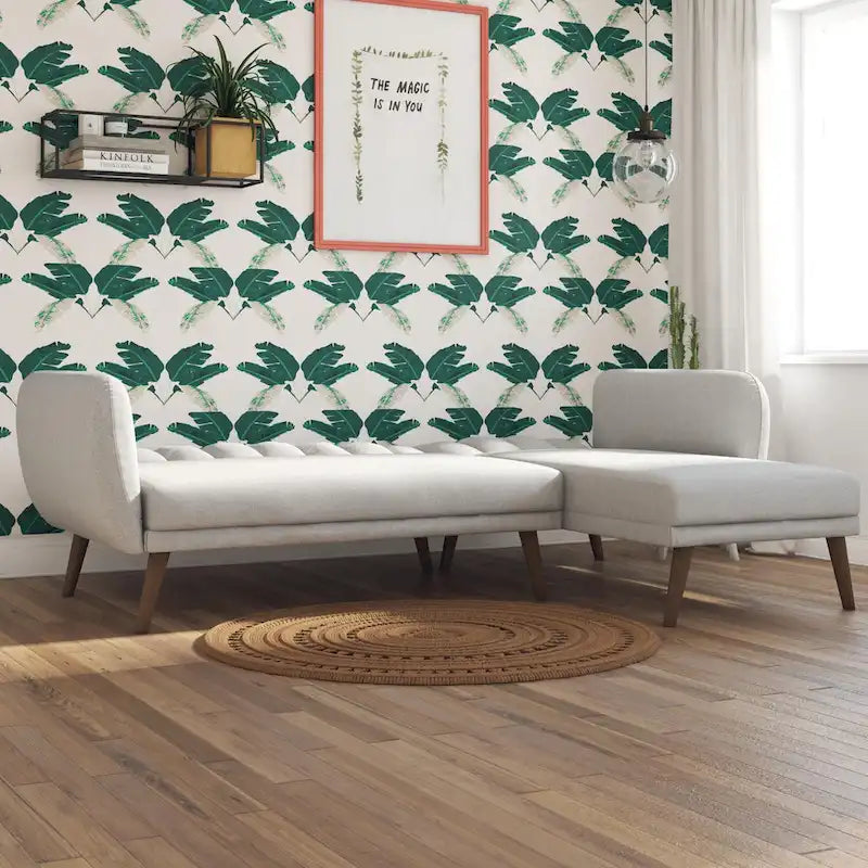 Divano componibile futon Brittany di Novogratz