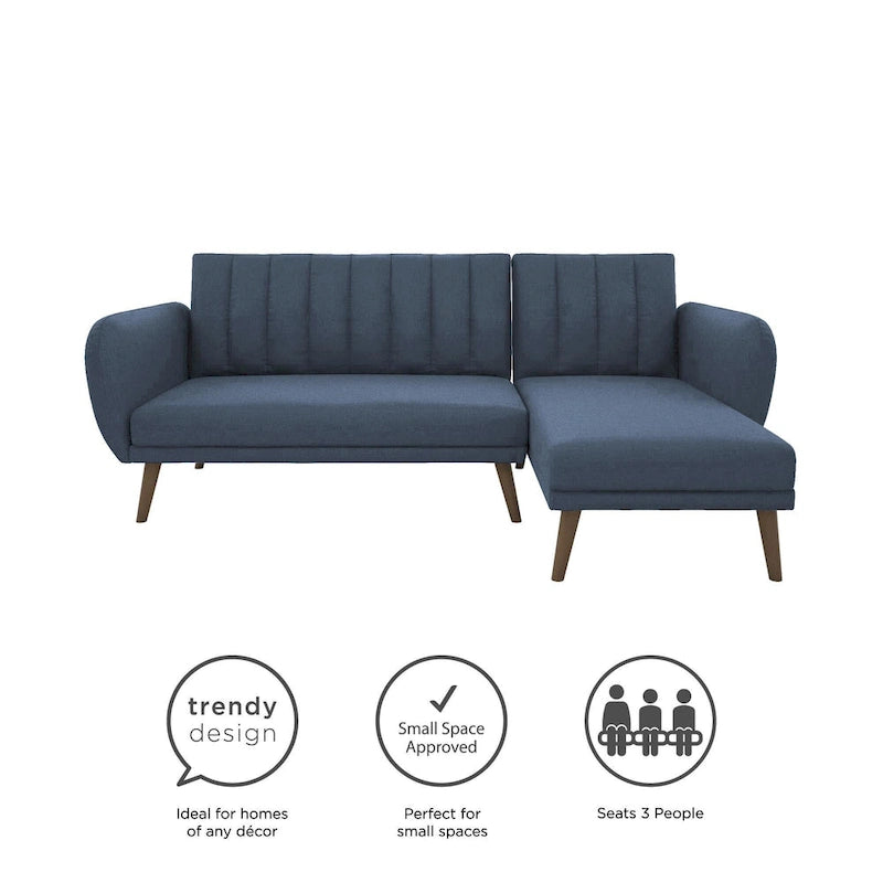 Divano componibile futon Brittany di Novogratz