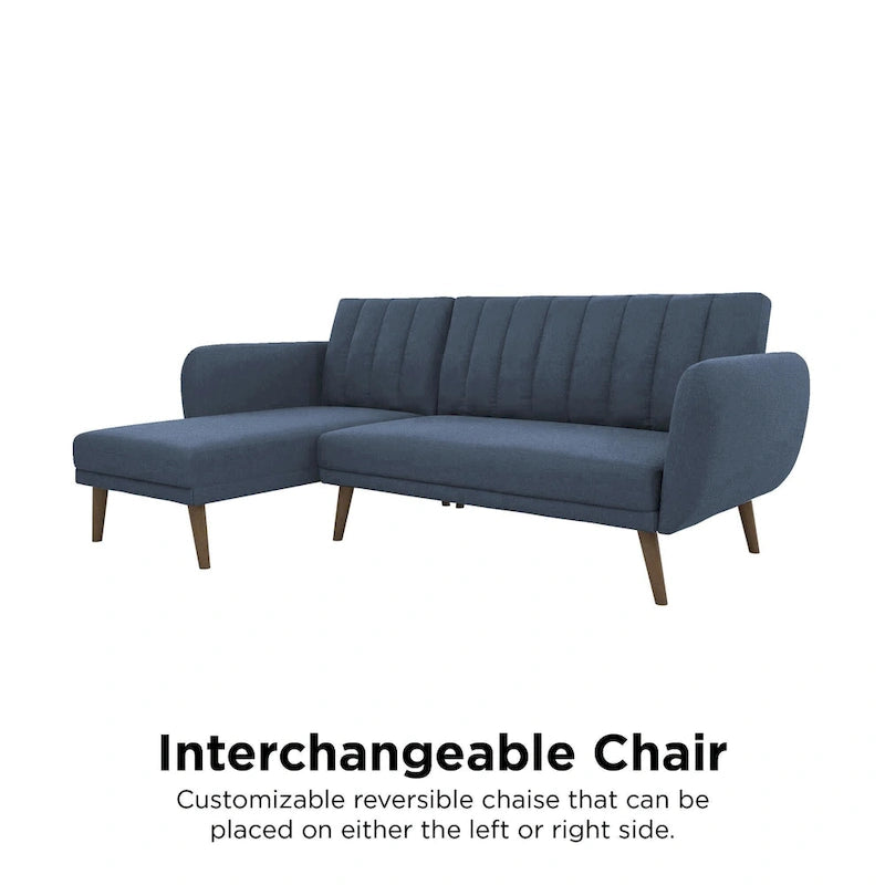 Divano componibile futon Brittany di Novogratz
