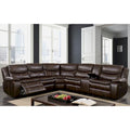 Divano componibile reclinabile Sory Transitional in similpelle Furniture of America