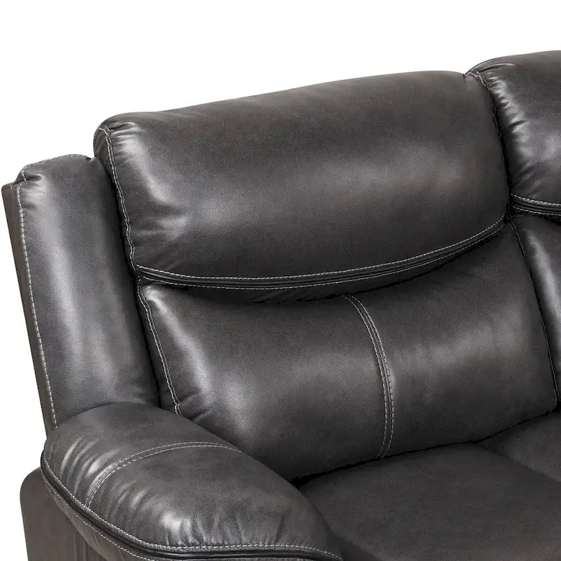 Divano componibile reclinabile Sory Transitional in similpelle Furniture of America