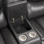 Divano componibile reclinabile Sory Transitional in similpelle Furniture of America
