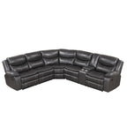 Divano componibile reclinabile Sory Transitional in similpelle Furniture of America