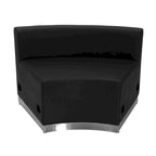 Configurazione reception modulare a 5 pezzi in LeatherSoft con schienale e seduta tesi