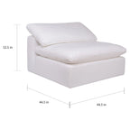 Élément modulaire de canapé Aurelle Home Corbin – Chaise sans accoudoirs