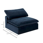Élément modulaire de canapé Aurelle Home Corbin – Chaise sans accoudoirs