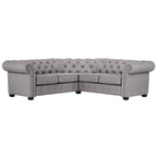 Divano componibile a elle Chesterfield Knightsbridge con bracciolo a voluta di iNSPIRE Q Artisan
