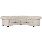 Divano componibile a elle Chesterfield Knightsbridge con bracciolo a voluta di iNSPIRE Q Artisan