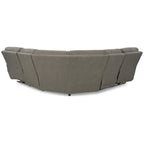 Canapé d'angle inclinable électrique 5 places Starbot gris Signature Design by Ashley - 131 larg. x 131 prof. x 42 haut. (po)
