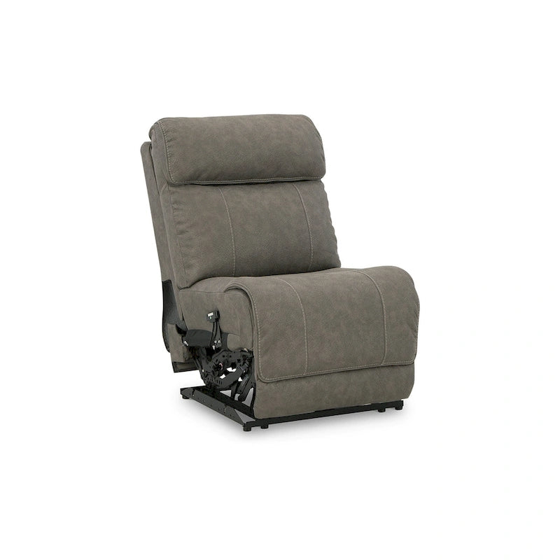 Canapé d'angle inclinable électrique 5 places Starbot gris Signature Design by Ashley - 131 larg. x 131 prof. x 42 haut. (po)