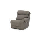 Canapé d'angle inclinable électrique 5 places Starbot gris Signature Design by Ashley - 131 larg. x 131 prof. x 42 haut. (po)