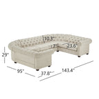 Canapé d'angle en U Chesterfield Knightsbridge par iNSPIRE Q Artisan