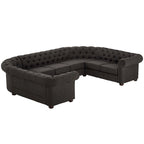 Canapé d'angle en U Chesterfield Knightsbridge par iNSPIRE Q Artisan