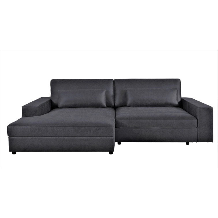 Divano componibile con chaise longue US Pride Furniture da 105,52 pollici, di dimensioni maggiorate, con penisola a sinistra o a destra