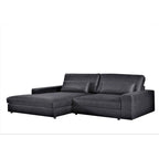 Divano componibile con chaise longue US Pride Furniture da 105,52 pollici, di dimensioni maggiorate, con penisola a sinistra o a destra