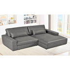 Divano componibile con chaise longue US Pride Furniture da 105,52 pollici, di dimensioni maggiorate, con penisola a sinistra o a destra