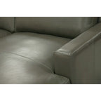 Divano sezionale Vancouver con chaise longue imbottita in Portofino Cavalla