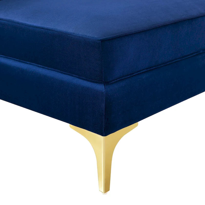 Divano Sezionale a 6 Pezzi Triumph in Velluto Performance con Canale Tufted